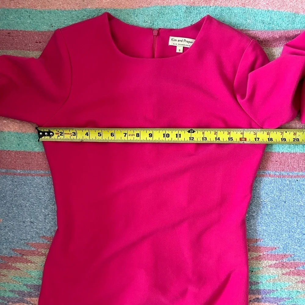 KIM AND PROPER San Francisco BELL SLEEVE PINK
DRESS - SIZE S - Picture 9 of 9